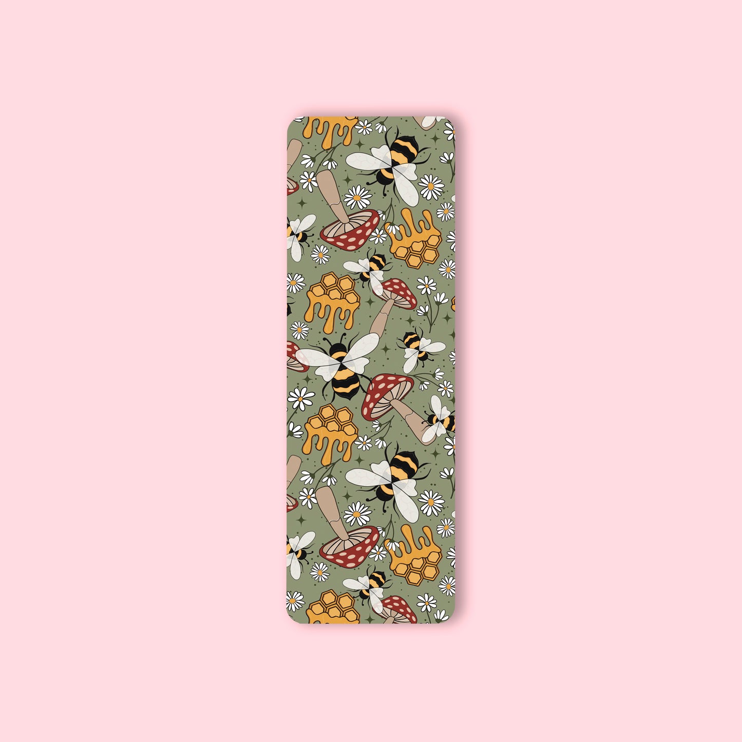 Bee Mushroom Bookmark