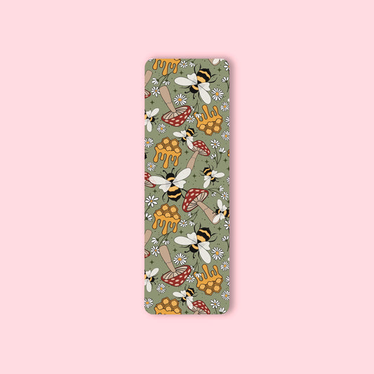 Bee Mushroom Bookmark