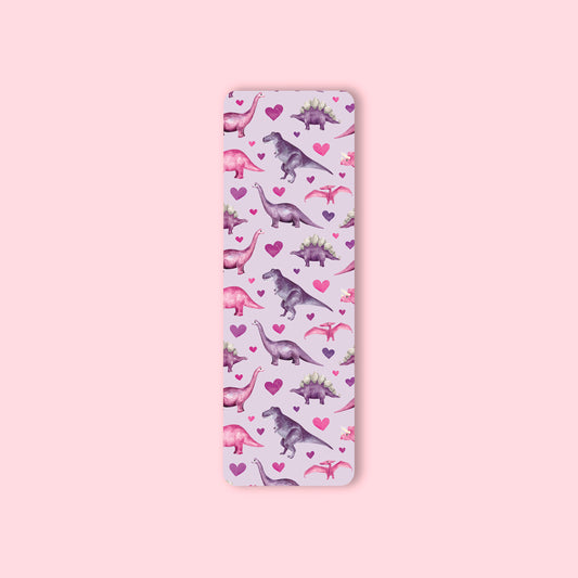 Pink and Purple Dinosaurs Bookmark