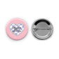Please Hesitate to Reach Out Pin-back Button