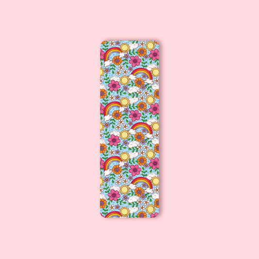Rainbows and Flowers Bookmark