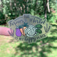 CLEAR The Farmer's Market is My Happy Place Sticker, 3.5 x 2.48 in