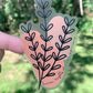 CLEAR Floral Boho Human Rights Sticker, 2.49 x 4 in