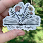 CLEAR One More Chapter Sticker, 3.5 x 2.67 in